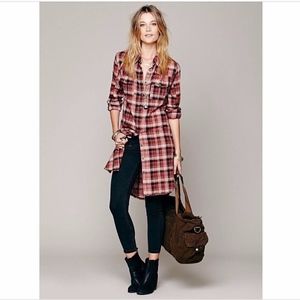 NWOT Free People Eight Days a Week Shirtdress